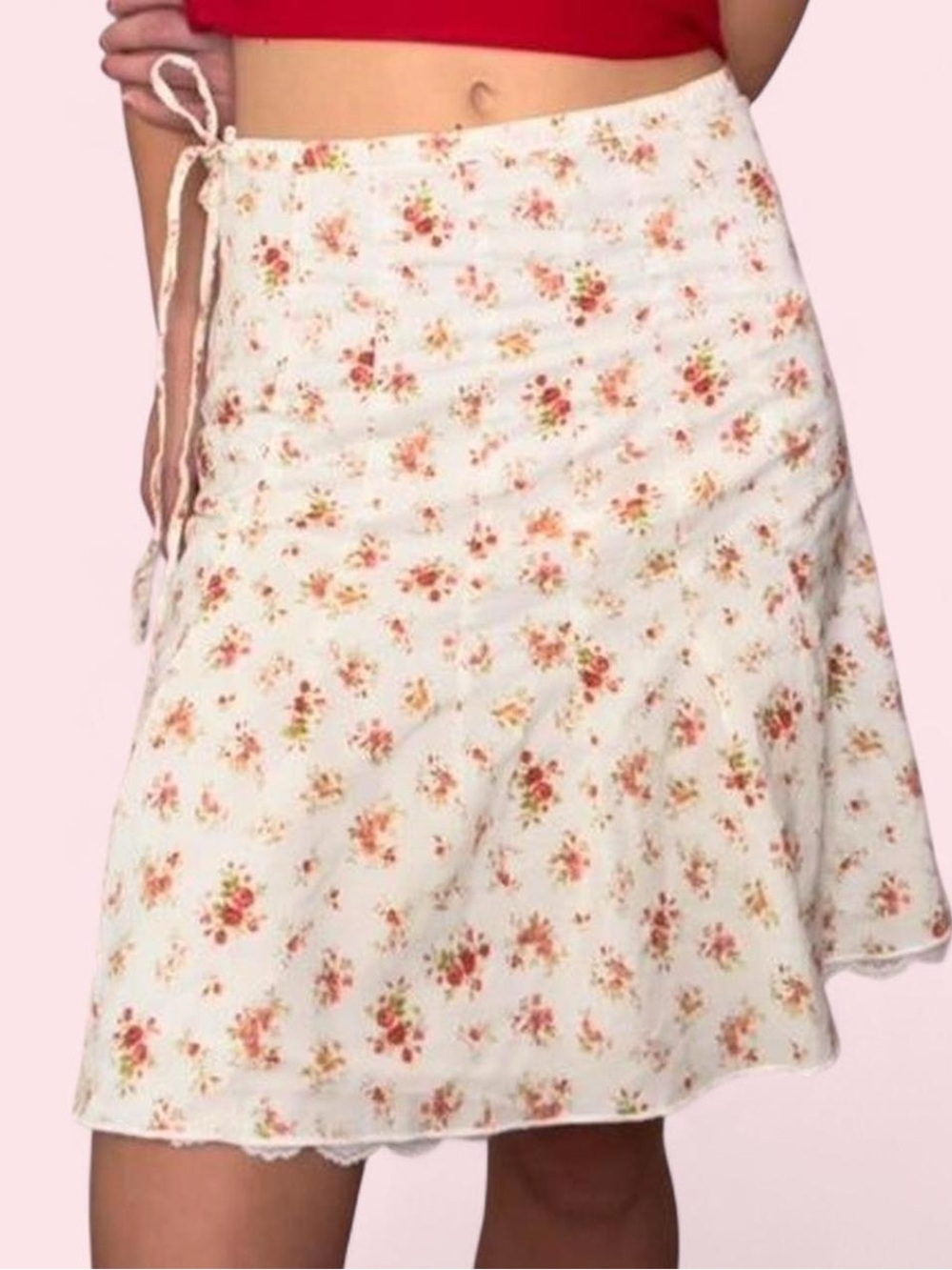 Vintage Forever 21 Floral Cottagecore Skirt